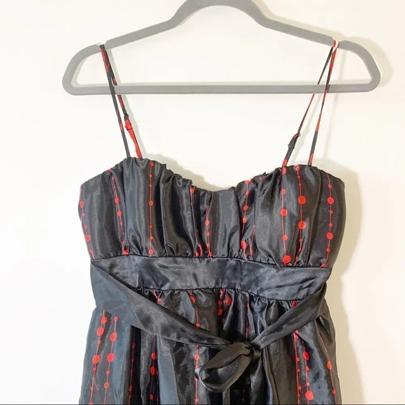 Speechless Red Black Floral Fun Party Dress Juniors Size 9 New Homecoming Dance - Picture 6 of 8